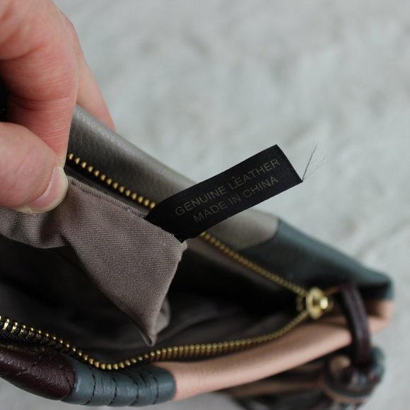 EUC: Leather ColorBlock Clutch. FINAL PRICE DROP - Picture 5 of 7